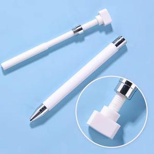 Nouvel arrivage de haute qualité : Outil de pointillage rotatif <span class=keywords><strong>blanc</strong></span> simple face pour ongles, avec manche en métal et <span class=keywords><strong>crayon</strong></span> en nylon pour ongles en <span class=keywords><strong>acrylique</strong></span> et naturels - Product Image 3