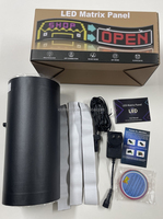 Letrero LED Programable por Aplicación Hyperlite de 1.5m*0.28m de Longitud, Letrero LED con Mensaje Desplazable de 5V para Publicidad en Tiendas