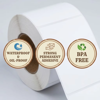 1000 étiquettes thermiques directes en vinyle, format 4" x 6", pliées en accordéon, lignées perforées, compatibles avec les imprimantes thermiques Zebra et Rollo