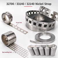 Bande de nickel personnalisée 32700 33140, bande plaquée nickel 32140 2p-8p, SPCC certifié ISO/RoHS, soudure par points, accessoires de batterie