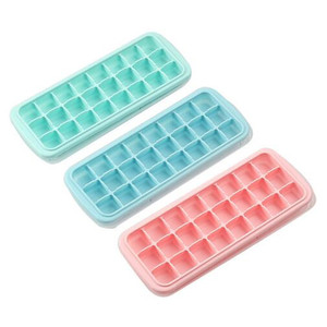 Silicone Ice <b>Cube</b> Trays With Lids 24 36 Compartment Home Use Dishwasher Safe - Product Image 5