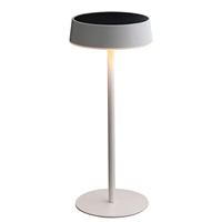 Lampe de table LED tactile rechargeable à énergie solaire 2000 mAh sans fil, pour restaurant, extérieur, vente en gros, style nordique moderne, intensité réglable