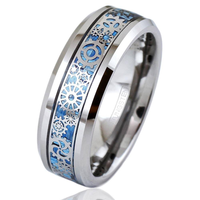 Mode européenne et américaine nouvelle personnalité Punk Gear Ring Oil Drip Ring Source fabricant personnalisé en gros