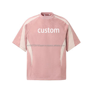 Camiseta de Verano 2026 para Hombre, Estilo Urbano Americano, Deportiva, a la Moda, con Diseño de Empalmes de Gamuza, Manga Corta - Product Image 2