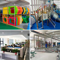 Estructura de Cuerdas de Acero Inoxidable para Niños, Combinación de Juegos de Escalada para Entrenamiento Sensorial Físico, Uso en Parques de Diversiones, HUADONG 2026