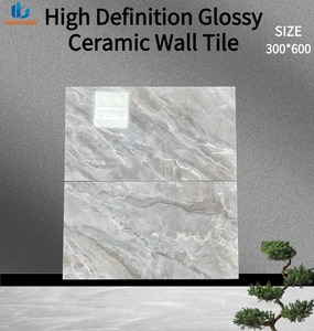 Carrelage mural en céramique gris mat 30x60 cm, effet béton, design à grain continu, pour revêtement mural - Product Image 1