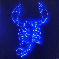 Panneau lumineux LED à fibres optiques DIY 120x120 cm, fibres optiques, télécommande/application/synchronisation sonore, garantie 5 ans, indice de protection IP43, IRC 90, dimmable