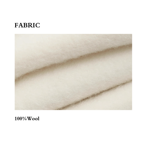 <span class=keywords><strong>Long</strong></span> <span class=keywords><strong>manteau</strong></span> en laine <span class=keywords><strong>blanc</strong></span> d'hiver fait à la main pour femmes <span class=keywords><strong>avec</strong></span> <span class=keywords><strong>ceinture</strong></span> à fermeture double face et poches pour la chaleur - Product Image 3