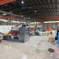Machine de découpe automatique de bobines d'acier avec dérouleur et enrouleur, ligne de production de découpe et coupe hydraulique de 1250 mm pour épaisseurs de 0,5 à 2,0 mm