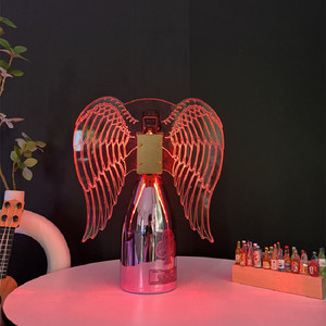 Bastone LED Ricaricabile con Ali di <span class=keywords><strong>Farfalla</strong></span> Luminose per Servizio Bottiglie, Luci Scintillanti VIP per Matrimoni e Serate Speciali - Product Image 5