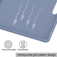 Étui pour Samsung Galaxy Tab S10FE Plus 13,1 pouces, coque arrière souple en TPU avec support pour S Pen, étui intelligent pour tablette en cuir PU pliable