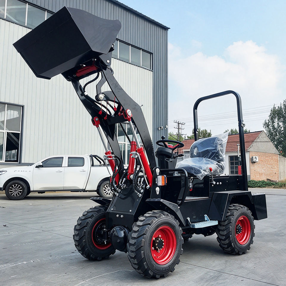 Free Shipping CE Electric Hydraulic Wheel Loader Farm Front End ...