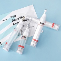 Penjualan terlaris botol Gel krim mata hitam bundar plastik 5ml 10ml 15ml botol Gel krim mata