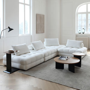 ATUNUS canapé italien grande 3 + 1 minimaliste canapé nordico canapé seccional modulaire de ocio <span class=keywords><strong>Beige</strong></span> con <span class=keywords><strong>divan</strong></span> - Product Image 4