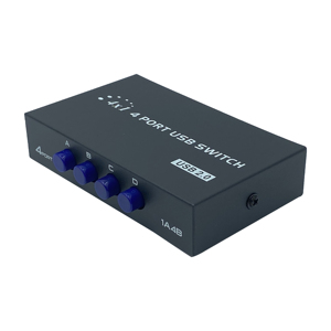 Nút chuyển đổi thủ công FJ-1A4B FJGEAR <span class=keywords><strong>4</strong></span> cổng USB2.0 <span class=keywords><strong>4</strong></span> trong 1 ra <span class=keywords><strong>4</strong></span> máy tính chia sẻ 1 máy in - Product Image 3