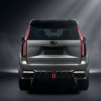 Kit carrosserie en carbone sec M-Style pour Cadillac Escalade 2026 (Pare-chocs, Capot, Diffuseur arrière, Canards, Aileron arrière)