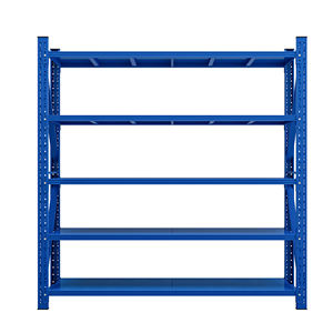 رفوف تخزين فولاذية يدوية التجميع بدون براغي، 4 طبقات، رفوف طويلة المدى للخدمة الشاقة للمستودعات - Product Image 6