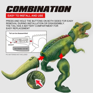 2.4GHz Réaliste Robot Dinosaure Jouets Marche Danse Rc Dinosaures Tyrannosaurus Rex Dinosaure Jouets Télécommande pour Enfant - Product Image 5