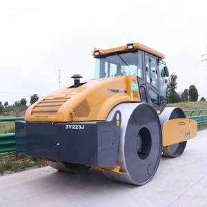 Rouleau vibrant durable 3Y223J avec moteur diesel à double tambour 320HP bon prix à vendre pour les travaux de construction et de compactage - Product Image 4