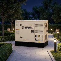 Générateur diesel portable super silencieux 20 kVA 30 kVA 50 kVA avec ATS pour l'alimentation de secours à domicile
