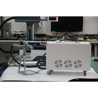 Nouvelle machine de nettoyage et de marquage laser à fibres pour l'élimination de la rouille sur métal, bois, pierre, aluminium et acier inoxydable, 50W, haute productivité