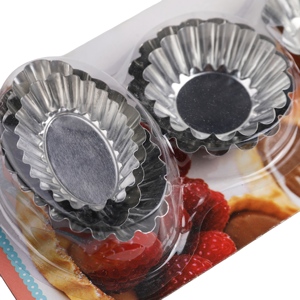 Molde <span class=keywords><strong>para</strong></span> hornear <span class=keywords><strong>de</strong></span> plástico desechable <span class=keywords><strong>de</strong></span> calidad alimentaria, antiadherente, ecológico, plateado, <span class=keywords><strong>para</strong></span> cupcakes y tartas <span class=keywords><strong>de</strong></span> huevo, personalizado - Product Image 2