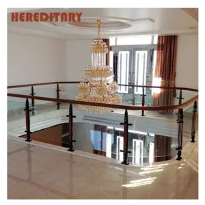 Balustrade avec pierre verre escalier 304 <span class=keywords><strong>en</strong></span> acier inoxydable système marches intérieures stratifié <span class=keywords><strong>plexiglas</strong></span> rampe Balustrade - Product Image 1