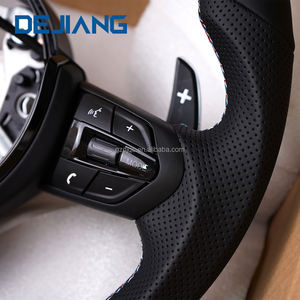 Volante Deportivo M-Sport de Cuero Completo para BMW F30 F10 F21 F22 F15 F16 F45 F32 E70 E90 X1 X2 X3 X4, Listo para Usar, con Franja Roja - Product Image 4