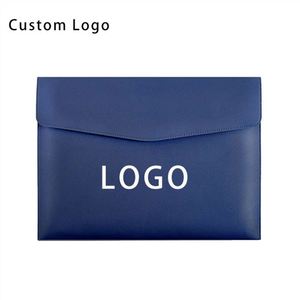 Custom Logo A4 B5 A6 Business Leather <b>File</b> Folder Promotion Administration Portfolio Envelope <b>Paper</b> Holder Bag for Office - Product Image 5