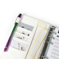 Carnet de budget A5 personnalisé avec reliure, 100 pages, en cuir, pour le suivi des finances, l'organisation des dettes et les défis d'épargne