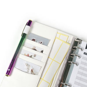 Custom A5 Budget Planner Binder Notebook di 100 pagine in pelle Tracker di denaro in pelle organizzatore di <span class=keywords><strong>debito</strong></span> Journal risparmiando i appunti - Product Image 3