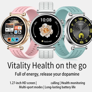 2025 mince élégant dame Femail fille femmes santé Tracker gestion IP67 étanche Amoled HD affichage voix appel montre intelligente - Product Image 2