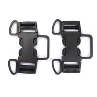 Boucle de sécurité pour poussette, boucle de harnais en plastique à 5 points, boucle de réglage rapide à 3 voies pour la fixation latérale, pour poussette, chaise haute, sangle