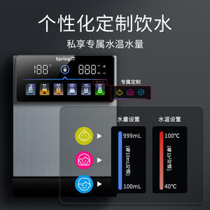 Dispensador de Agua de Pared Springin, 180 ml, Agua Caliente Instantánea, Acero Inoxidable, Control Inteligente de Temperatura - Product Image 3