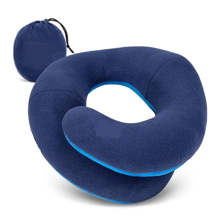 Custom Neck Chin Supporting Pillow Provides Double Support portable travel pillow