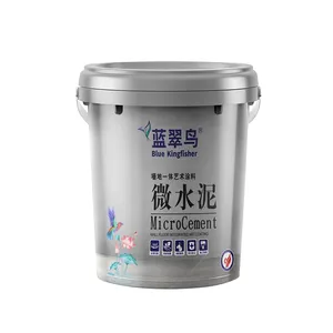 Factory Price Eco-friendly Home color paint Interior wall Paint Sealant Outdoor Trowel Concrete Kit Floor Wall Paint Microcement