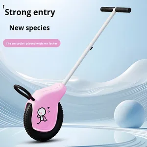 Xe đạp một bánh du lịch Xe đẩy CHA mẹ-con Trọng lượng nhẹ 12inch lốp xe tay ga đẩy đồ chơi trẻ em giỏ hàng mini du lịch xe yên - Product Image 3