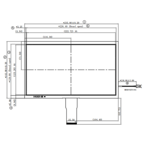 Giá Rẻ Giá 10.1 inch 1024*600 IPS 50 Pin RGB/TTL 500 nits Màn hình <span class=keywords><strong>LCD</strong></span> với màn hình cảm ứng và AD Board - Product Image 3