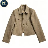 Manteaux d'occasion pour femmes de classe A, en tissu de laine, tailles et styles variés disponibles en gros, commande minimum de 100 kilogrammes