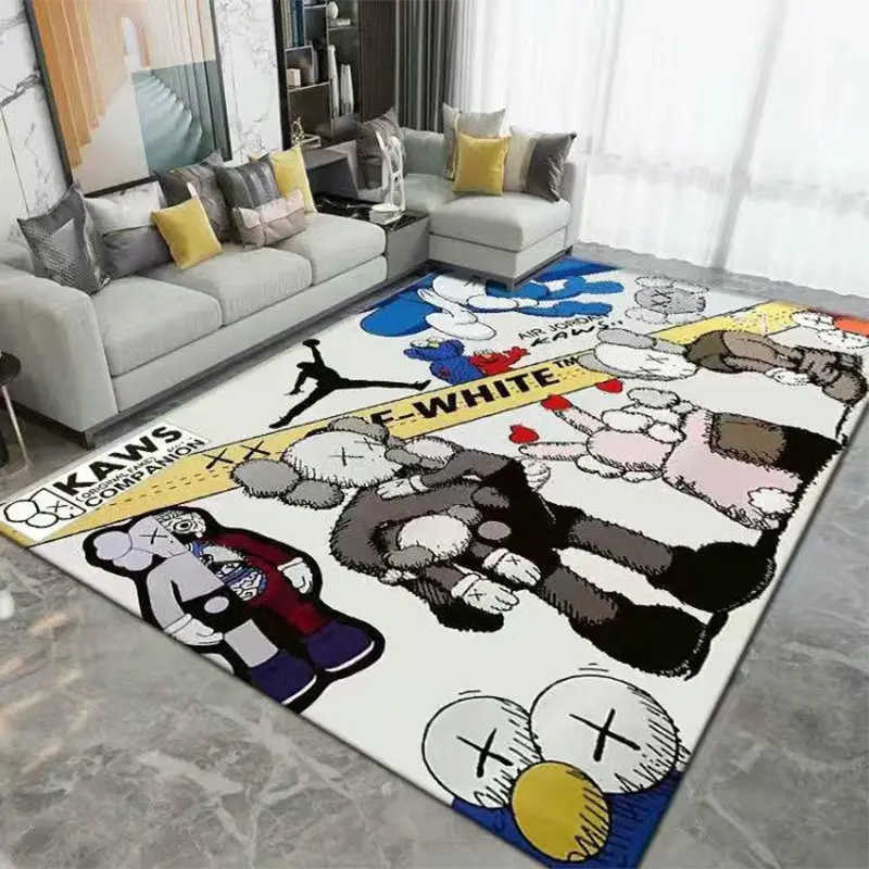 Personnalité de la mode tendance salon tapis maison chambre créative lit complet bord couverture e-sports chambre tapis de sol décoratif