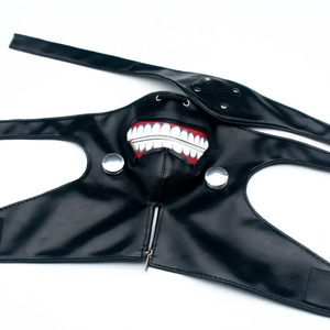 Masques en métal PU pour fête d'Halloween Masques de cosplay Anime <span class=keywords><strong>Tokyo</strong></span> <span class=keywords><strong>Ghoul</strong></span> Kaneki Ken - Product Image 4