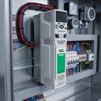 Variateur de fréquence monophasé IP20 Mini VFD AC 220V 0,75KW~5,5KW pour moteur avec contrôle vectoriel sans capteur, série Control Techniques