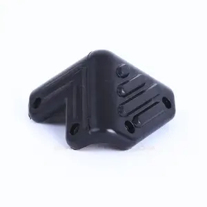 Custom Black Plastic angle cap plastic triangle rubber glass edges corners protectors