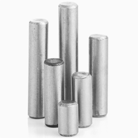 Goupille de centrage en acier inoxydable 304, goupille fixe, axe massif, double chanfrein, goupille cylindrique, goupille de tournage massif M6/M8