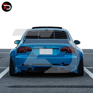 Kit de cuerpo ancho estilo <span class=keywords><strong>Rocket</strong></span> B, guardabarros de parachoques delantero, bengalas, parachoques trasero, Canards 1 Juego para BMW Serie <span class=keywords><strong>3</strong></span> E92 E93 M3 2008-2011 FRP - Product Image 6