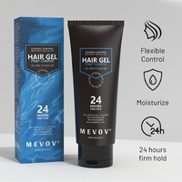 Gel Coiffant OEM Fixation Forte 24h Sans Huile, Contrôle Flexible & Sans Accumulation pour Tous Types de Cheveux