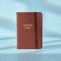 Carnet de notes de luxe en cuir PU avec stylo à finition dorée pour les réunions de clients de haut niveau et la finalisation des affaires