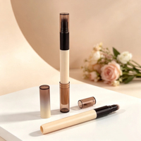 Emballage cosmétique ABS 2g avec logo personnalisé, stylo de maquillage pour anticernes et illuminateur, stick anticernes double embout