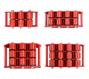 Chariot de manutention pivotant robuste avec roues en acier et roues en PU pour charges lourdes - Product Image 3