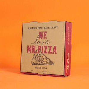 Cajas de Pizza de Papel Kraft/Cartón Corrugado para Llevar, Venta al por Mayor - Product Image 6